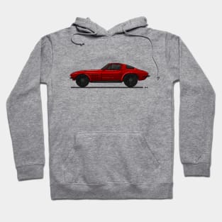 Red C2 Stingray Hoodie